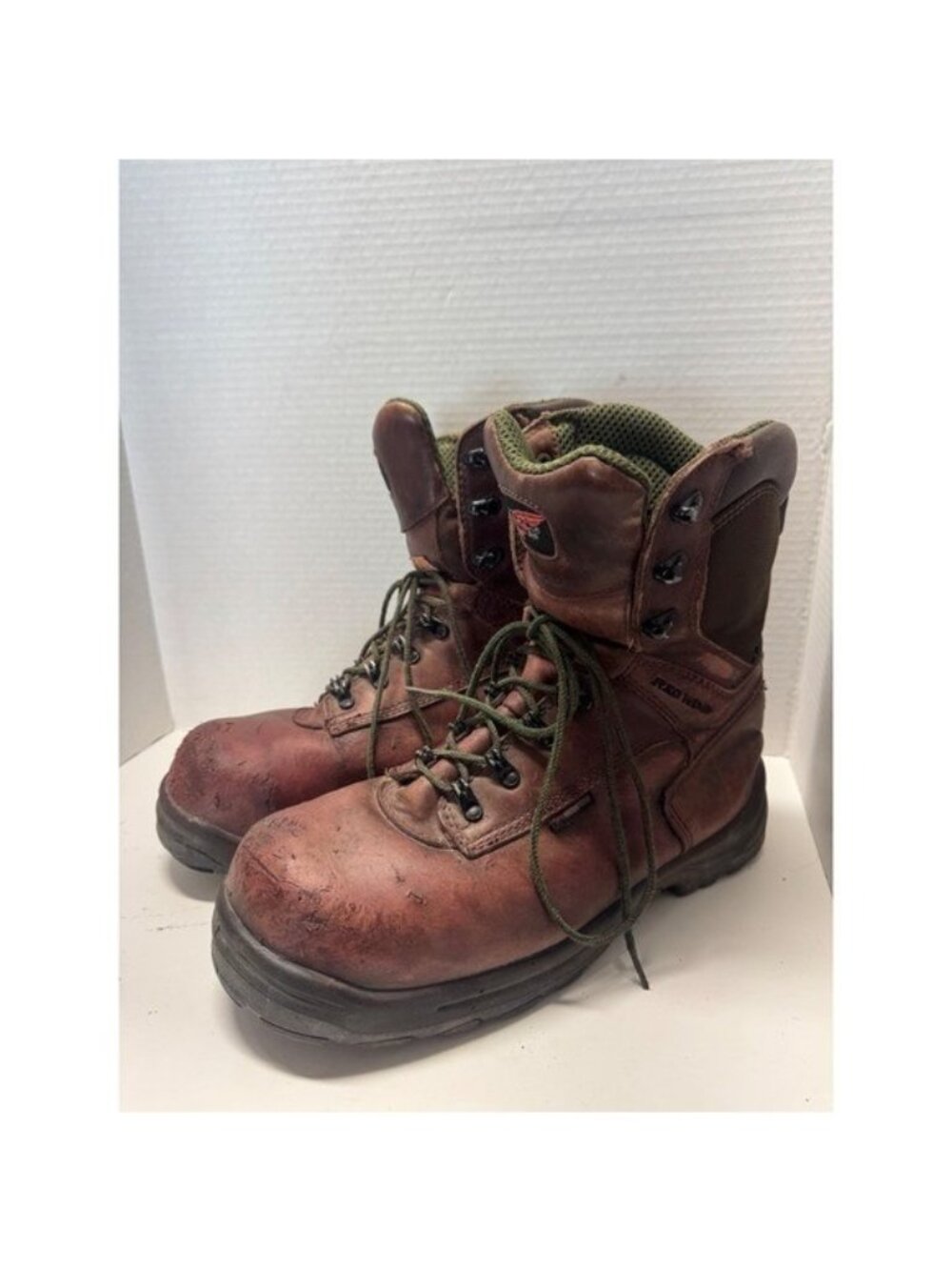 Red Wing Shoes 3547 Mens 10 E2 Waterproof Insulated Vibram Work Boots Brown
